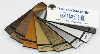 Trotec Trolase Metallic szálcsiszolt felületek lézervágáshoz