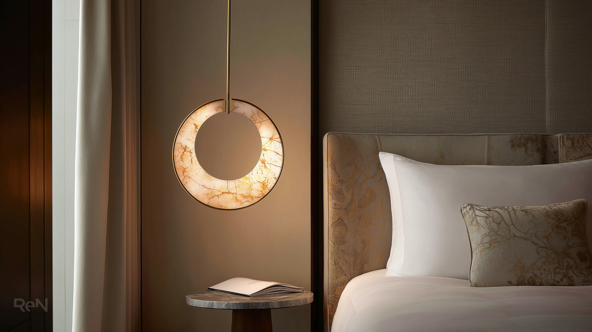 Designed by Andras Krizbai - Alabaster moon